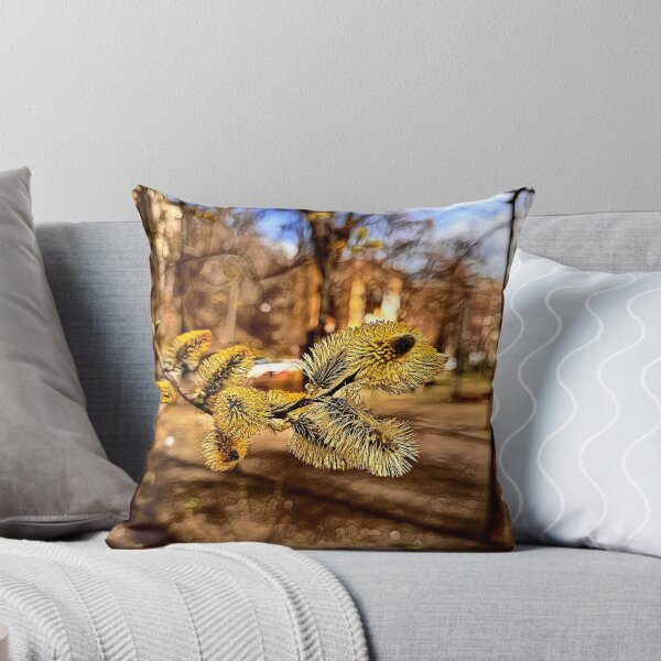 Item preview, Spring Awakening: Glowing Pussy Willow Branch in Nature Art designed and sold by NatureChampion.