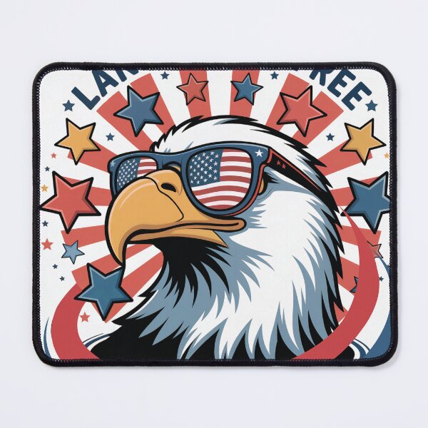 Item preview, Land of the Free – Limited Edition Patriotic Eagle Wall Art | Bold American Spirit Decor for True Patriots designed and sold by KARTICK DUTTA.