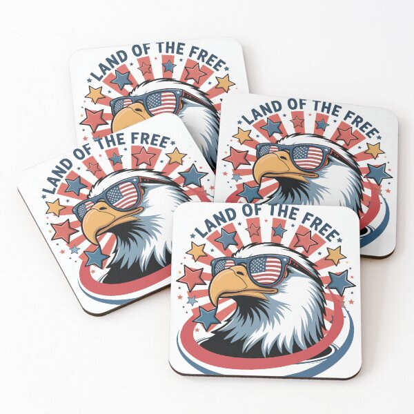 Item preview, Land of the Free – Limited Edition Patriotic Eagle Wall Art | Bold American Spirit Decor for True Patriots designed and sold by KARTICK DUTTA.