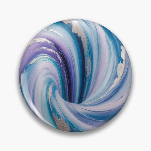 Item preview, Abstract Whirlpool Vortex Ice Blue, Lavender, Frosty Silver designed and sold by SilentSpirits.