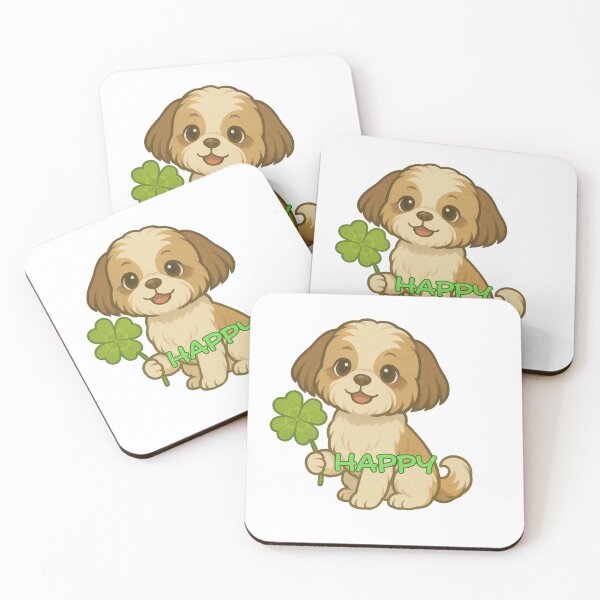 Item preview, Dog x Clover Shih Tzu Happy designed and sold by CloverVillage.