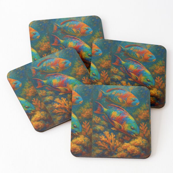 Item preview, Parrotfish and its richness of color designed and sold by DamioPolArt.
