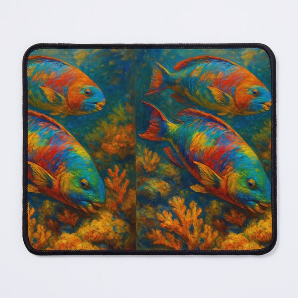Item preview, Parrotfish and its richness of color designed and sold by DamioPolArt.
