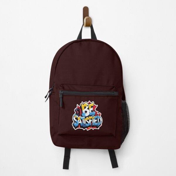 Item preview, Be Satisfied Graffiti Art, Bold Urban Street Style Motivational Design for Apparel & Stickers designed and sold by PICTOBUDDY73.