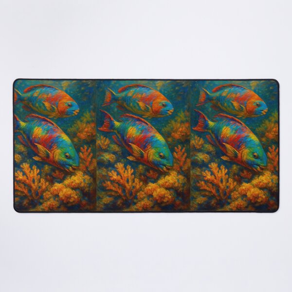 Item preview, Parrotfish and its richness of color designed and sold by DamioPolArt.