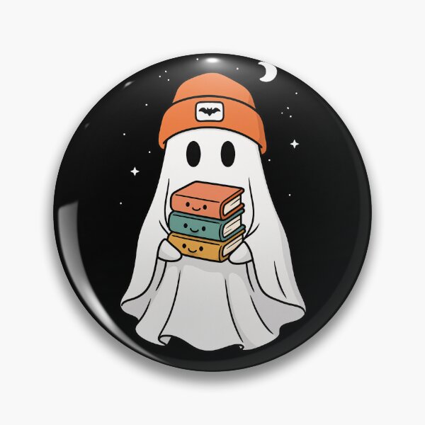 Artikelvorschau, Ghost Bookworm Bücher Halloween Beanie Mütze Jungen Mädchen entworfen und verkauft von rafaeltto.