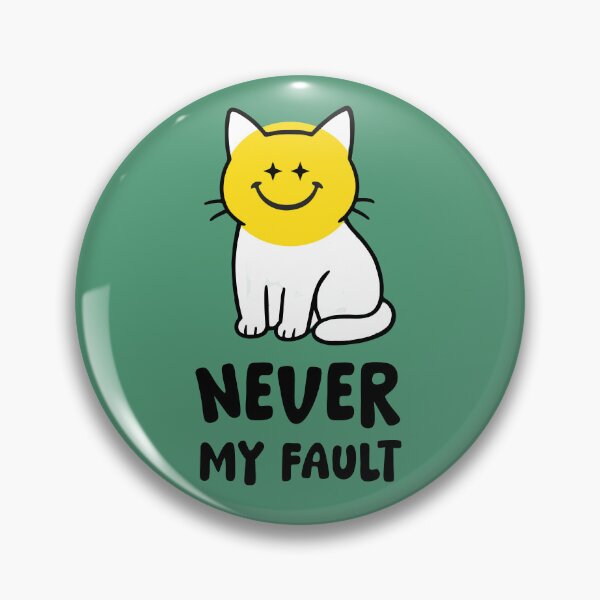 Item preview, Grumpy Cat  - Never My Fault - LifeParody Smilie designed and sold by LifeParody.