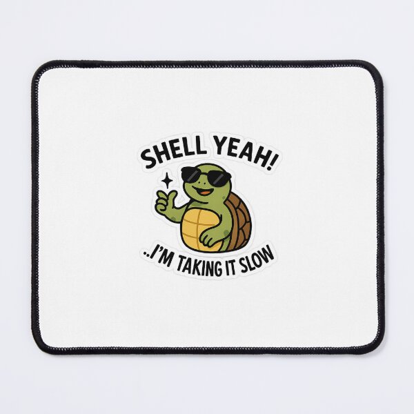 Item preview, Shell Yeah! – Funny Chill Turtle Sticker designed and sold by Kruxers.
