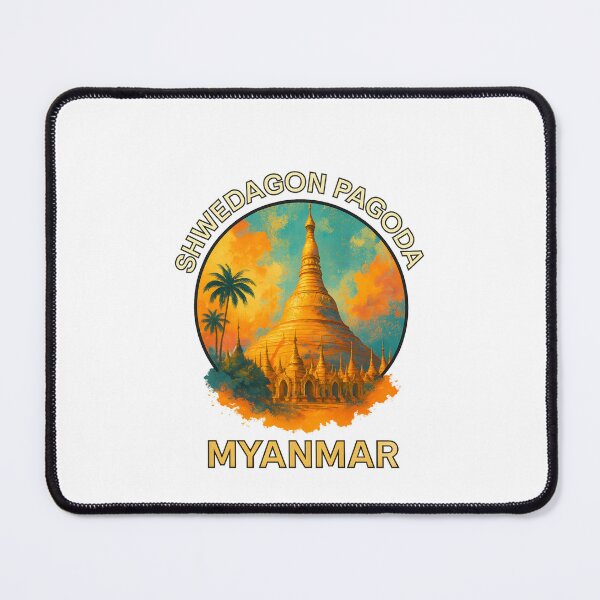 Item preview, Shwedagon Pagoda - Myanmar Golden Buddhist Temple designed and sold by inkNext.