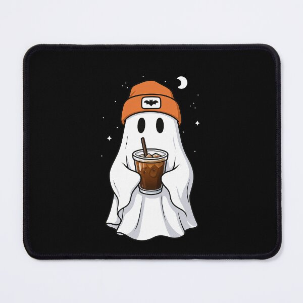 Item preview, Ghost Iced Coffee Lover Halloween Beenie Hat Boys Girls designed and sold by rafaeltto.