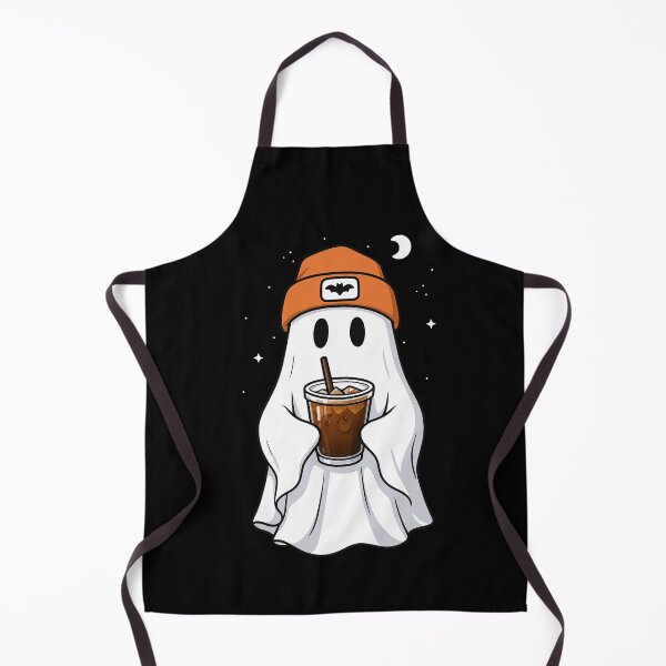 Item preview, Ghost Iced Coffee Lover Halloween Beenie Hat Boys Girls designed and sold by rafaeltto.