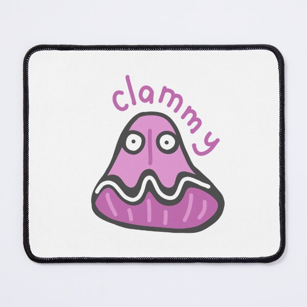 Item preview, Clammy Clam with Weird Face designed and sold by jazzydevil.