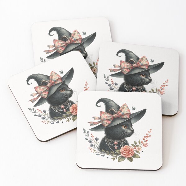 Item preview, Black Cat Coquette Halloween  designed and sold by TalalosART.