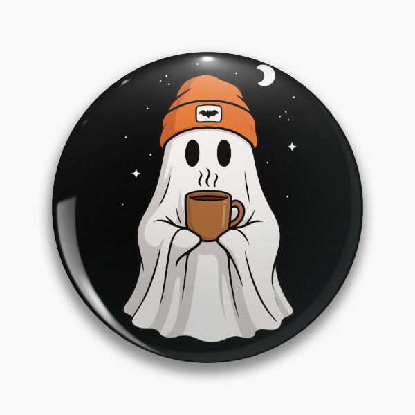 Artikelvorschau, Ghost Hot Coffee Lover Halloween Beenie Mütze Jungen Mädchen entworfen und verkauft von rafaeltto.
