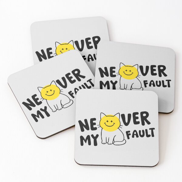 Item preview, Grumpy Cat  - Never My Fault - LifeParody Smilie designed and sold by LifeParody.