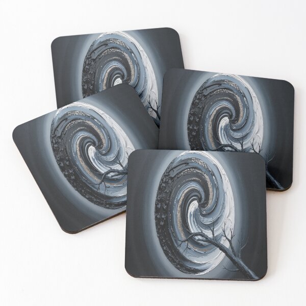 Item preview, Abstract Monochrome Swirl Grey, White, Black, Silver designed and sold by SilentSpirits.