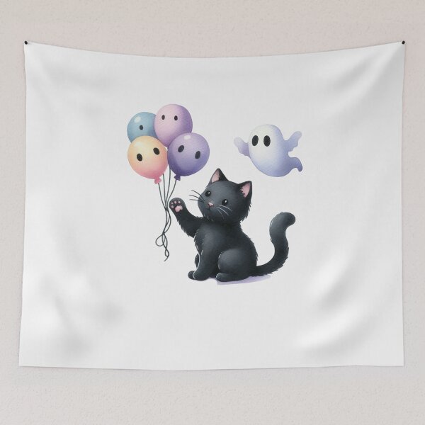 Item preview, Black Cat Coquette Halloween  designed and sold by TalalosART.