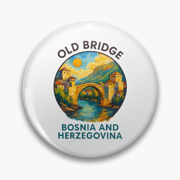 Item preview, Old Bridge Mostar - Bosnia and Herzegovina Landmark designed and sold by inkNext.