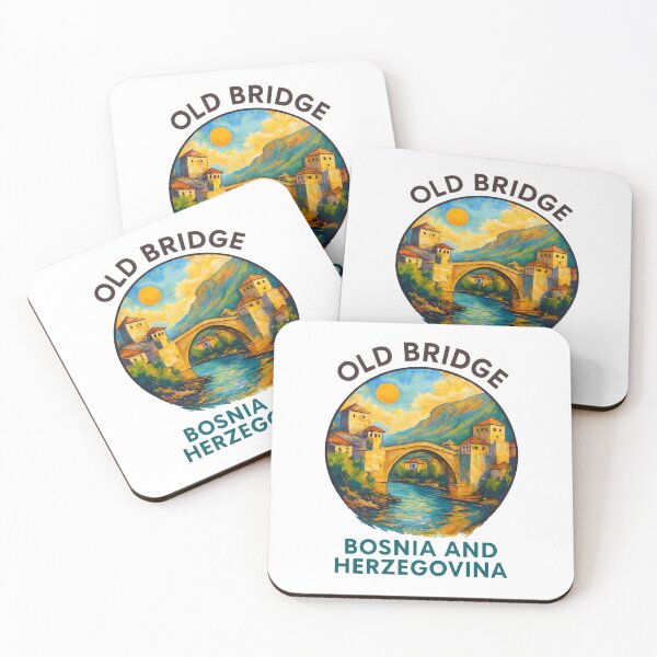 Item preview, Old Bridge Mostar - Bosnia and Herzegovina Landmark designed and sold by inkNext.