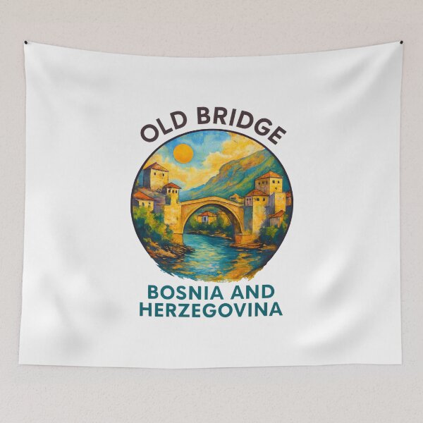 Item preview, Old Bridge Mostar - Bosnia and Herzegovina Landmark designed and sold by inkNext.