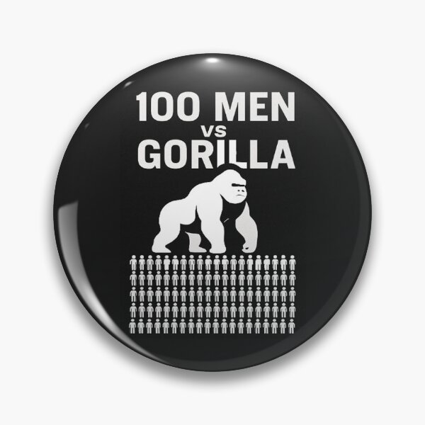 Item preview, 100 Men vs 1 Gorilla Viral Meme Debate Battle designed and sold by Vvolta.