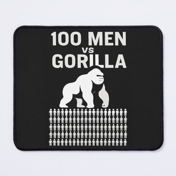 Item preview, 100 Men vs 1 Gorilla Viral Meme Debate Battle designed and sold by Vvolta.