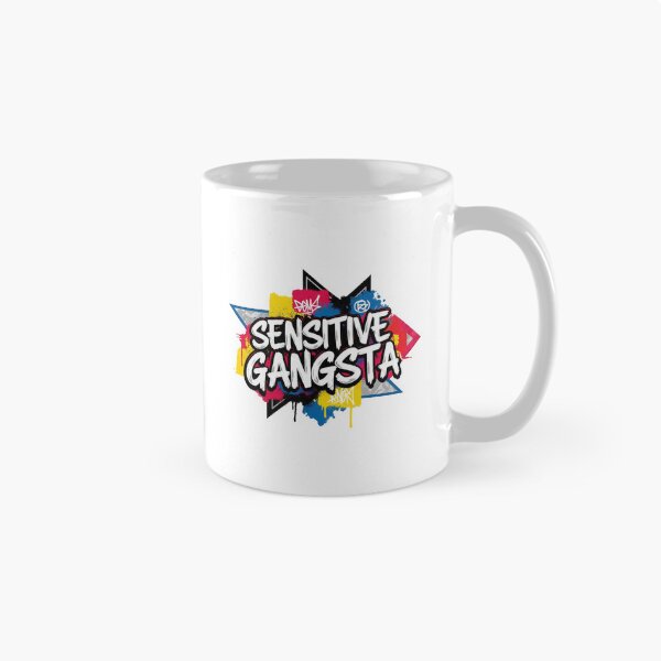 Item preview, Sensitive Gangsta – Street Art Vibes designed and sold by MinimalMyth.