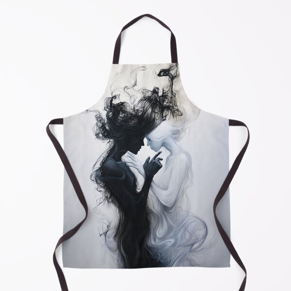 Item preview, Love – Black & White Ethereal Figures designed and sold by ReachForArt.