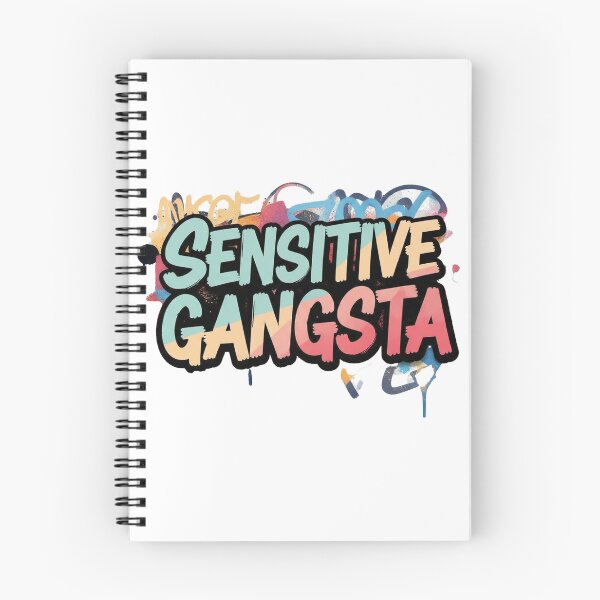 Item preview, Sensitive Gangsta – Street Art Vibes designed and sold by MinimalMyth.