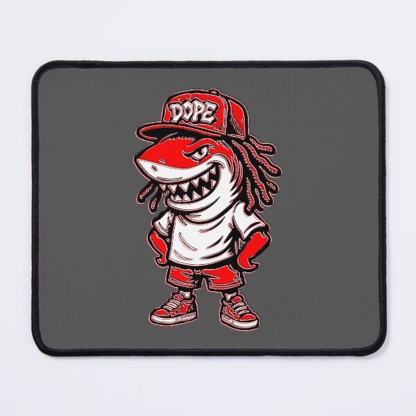 Item preview, Dope Shark Streetwear Cartoon Character designed and sold by 4rpixs.