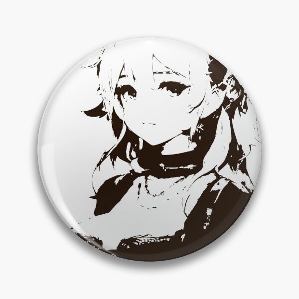 Item preview, Cute Anime Girl – Kawaii Stencil Art designed and sold by YuriiHL.