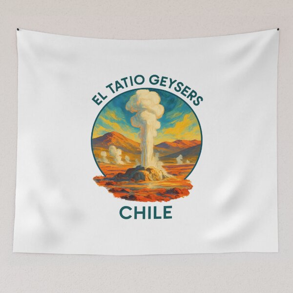 Item preview, El Tatio Geysers - Chile Travel Landscape designed and sold by inkNext.