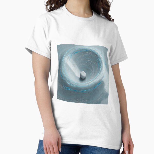 Item preview, Abstract Swirly Vortex, Steel Grey, Frosty Blue Pebble designed and sold by SilentSpirits.