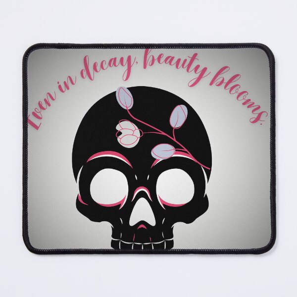 Item preview, Floral Skull – Beauty in Decay designed and sold by Witty Moon.