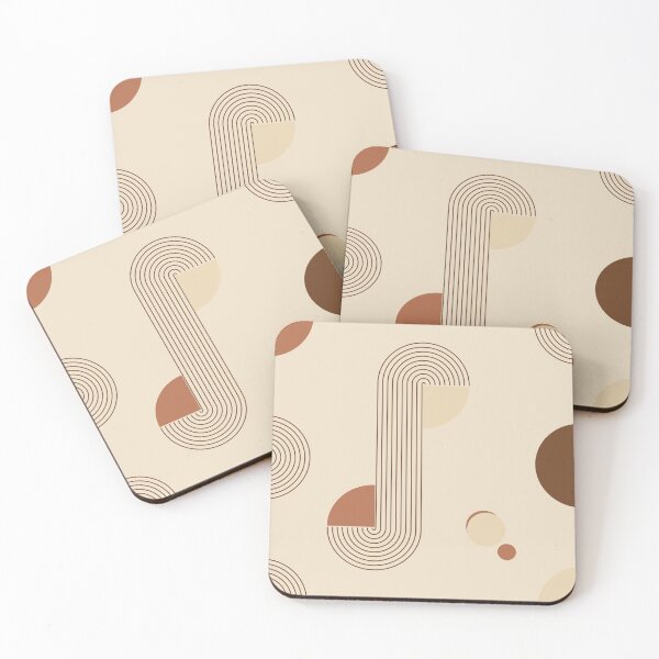 Item preview, Boho minimal geometric neutral circles and arches designed and sold by zephstudoartist.