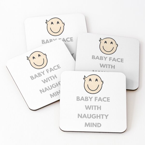 Item preview, Baby Face with Naughty Mind designed and sold by HELLO TIGER.