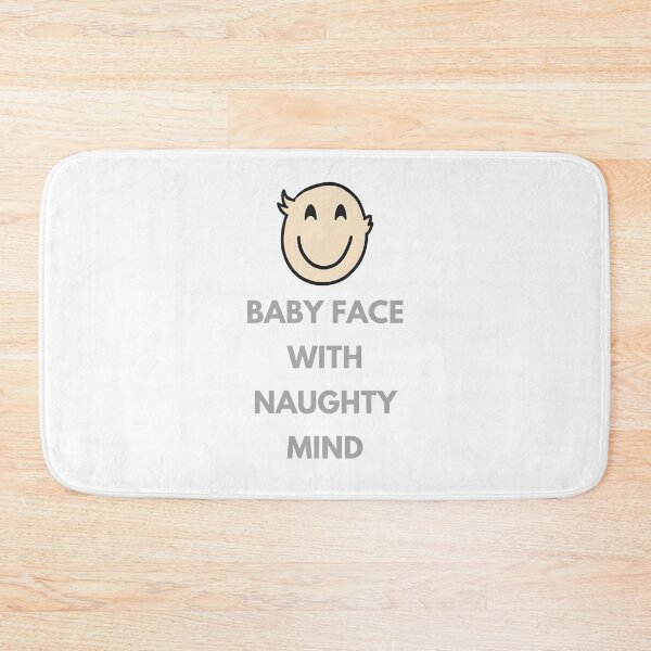Item preview, Baby Face with Naughty Mind designed and sold by HELLO TIGER.