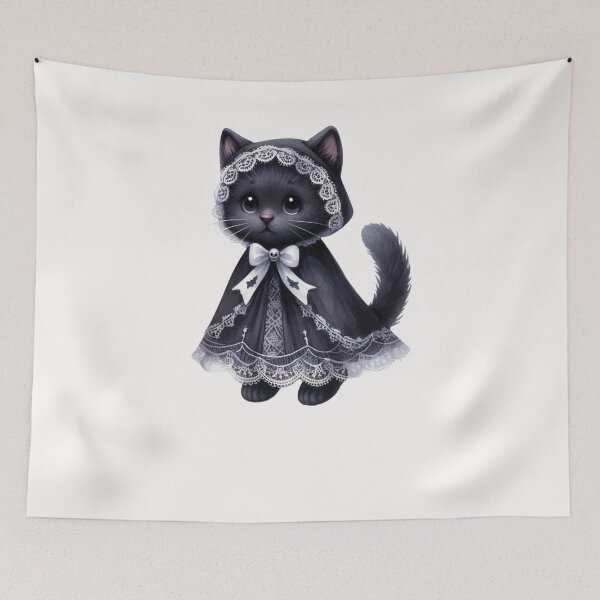 Item preview, Black Cat Coquette Halloween  designed and sold by cawtoon.