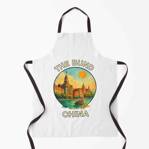 Item preview, The Bund Shanghai Skyline - China Travel Art designed and sold by inkNext.