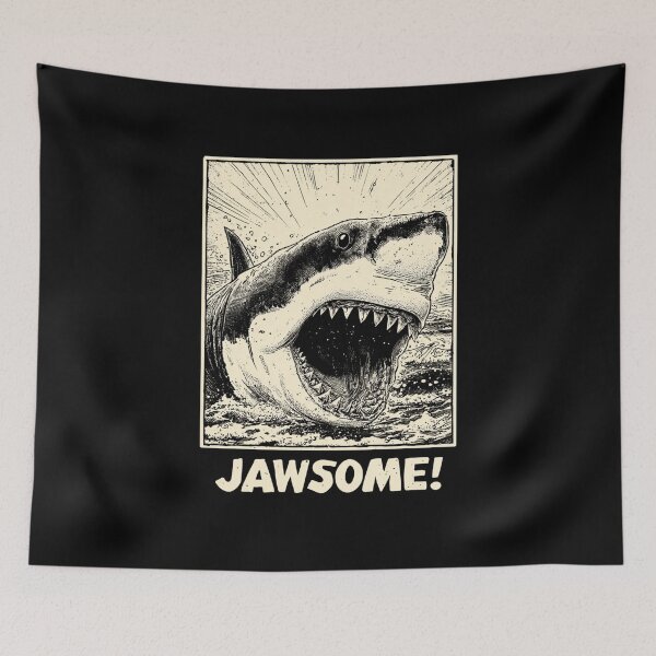 Item preview, Jawesome White Shark Design designed and sold by Blurbean.