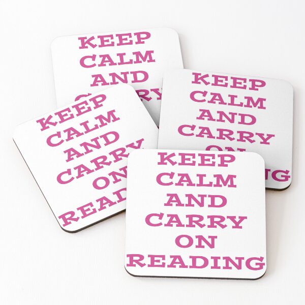 Item preview, Keep Calm and Carry on Reading - Berry designed and sold by sambarnesart.