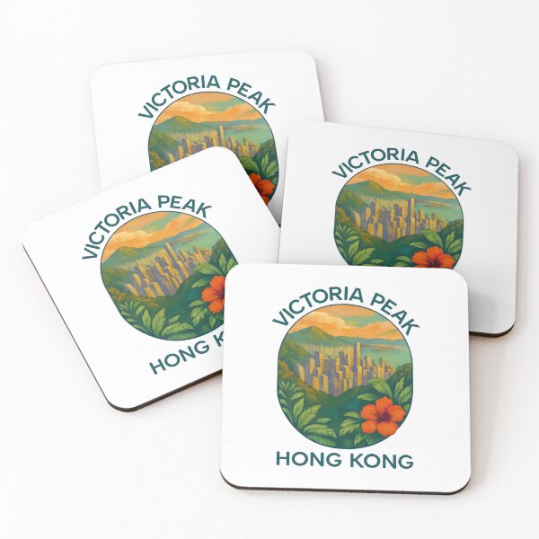Item preview, Victoria Peak Hong Kong Skyline Travel Art designed and sold by inkNext.