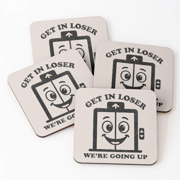 Item preview, Get In Loser We're Going Up Funny Humorous Elevator Lover designed and sold by KLArtzStore.
