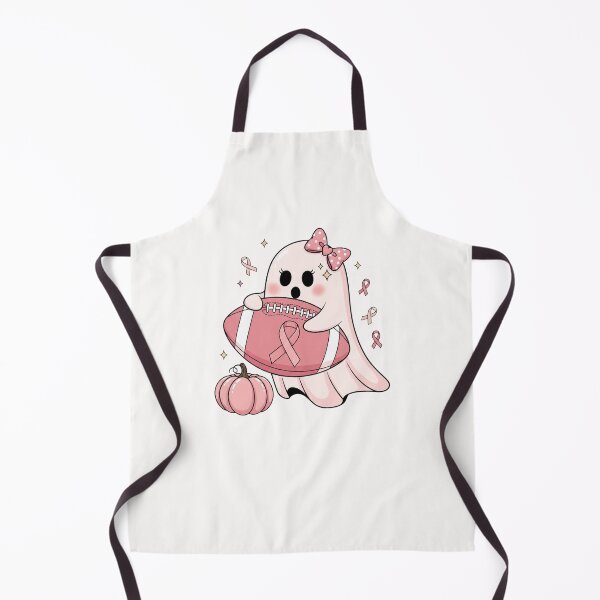 Item preview, Boo Tackles Cancer – Cute Pink Ghost Football Awareness designed and sold by cawtoon.