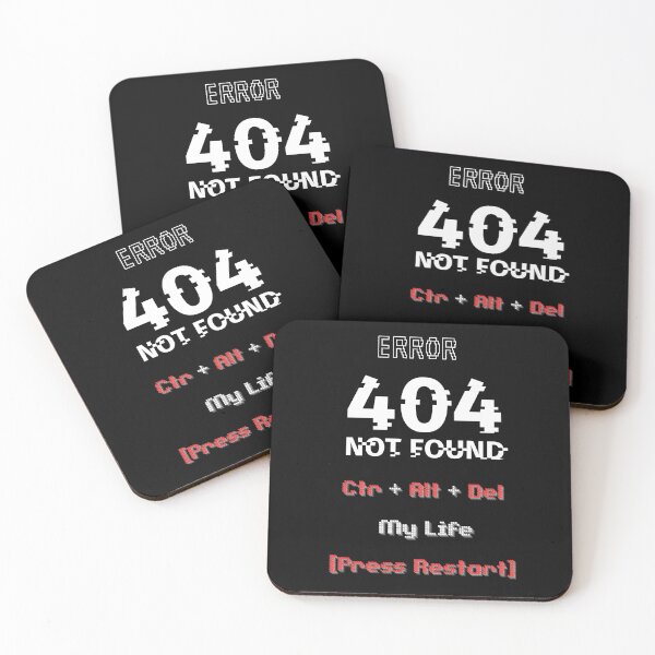 Item preview, Funny Error 404 Shirt – Ctrl Alt Del My Life Press Restart Tee designed and sold by BatonAndInk.