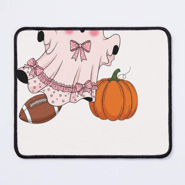 Item preview, Boo-tiful Game Day – Cute Ghost Halloween Football designed and sold by cawtoon.