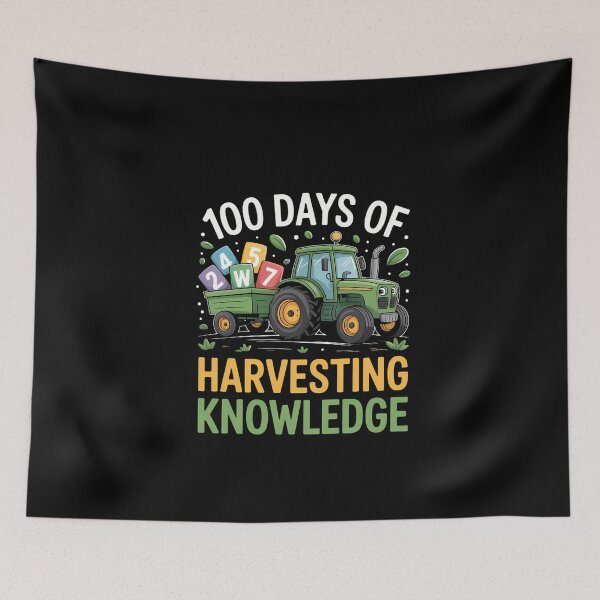 Item preview, 100th Day Of School Tractors Lovers Farming Cute designed and sold by DeadlockCrew.