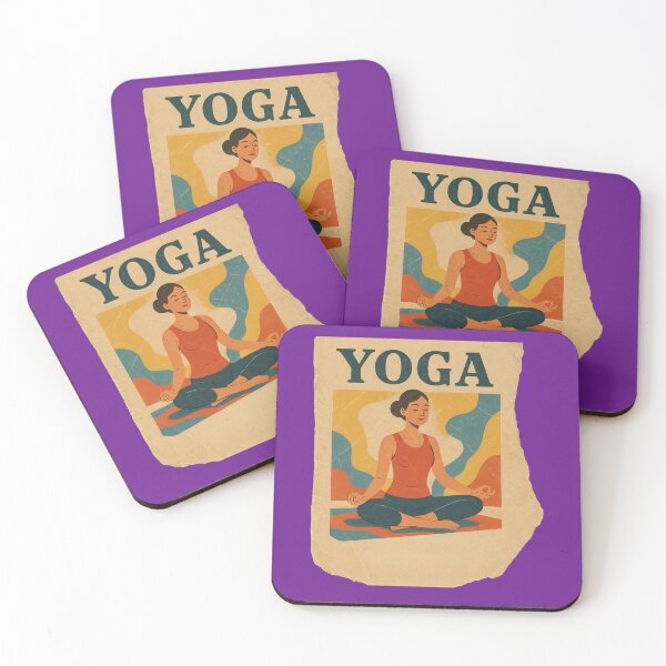 Item preview, Yoga retreat, vintage designed and sold by Mauswohn.