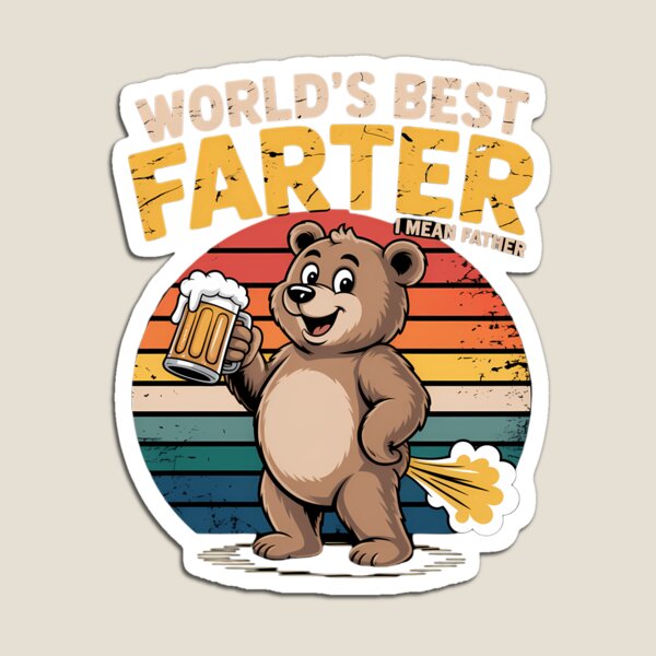 Item preview, Bear Drinking Beer Funny Joke Fathers Day designed and sold by DeadlockCrew.