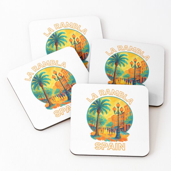 Item preview, La Rambla Barcelona – Spain Street Scene designed and sold by inkNext.